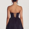 Sukienka Mini z tiulu Emeline Corset w kolorze kruczoczarnym Sukienka Mini z tiulu Emeline Corset w kolorze kruczoczarnym
