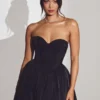 Sukienka Mini z tiulu Emeline Corset w kolorze kruczoczarnym Sukienka Mini z tiulu Emeline Corset w kolorze kruczoczarnym