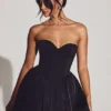 Sukienka Mini z tiulu Emeline Corset w kolorze kruczoczarnym Sukienka Mini z tiulu Emeline Corset w kolorze kruczoczarnym