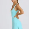 Sukienka tenisowa Soft Active z odkrytymi plecami w kolorze aqua Sukienka tenisowa Soft Active z odkrytymi plecami w kolorze aqua