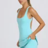 Sukienka tenisowa Soft Active z odkrytymi plecami w kolorze aqua Sukienka tenisowa Soft Active z odkrytymi plecami w kolorze aqua