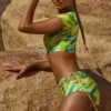 Szorty kąpielowe Delos Booty w zielonym wzorze Szorty kąpielowe Delos Booty w zielonym wzorze