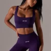 Szorty rowerowe Super Sculpt z wysokim stanem w kolorze fioletowym Szorty rowerowe Super Sculpt z wysokim stanem w kolorze fioletowym