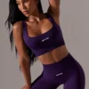 Szorty rowerowe Super Sculpt z wysokim stanem w kolorze fioletowym Szorty rowerowe Super Sculpt z wysokim stanem w kolorze fioletowym