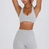 Szorty Soft Active w kolorze szarym melanżowym Szorty Soft Active w kolorze szarym melanżowym