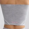 Top bandeau Soft Active z kontrastowymi wykończeniami w kolorze szarym melanżowym Top bandeau Soft Active z kontrastowymi wykończeniami w kolorze szarym melanżowym