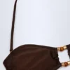 Top bikini bandeau Manava z koralikami w kolorze ciemnej czekolady Top bikini bandeau Manava z koralikami w kolorze ciemnej czekolady