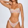 Doły od bikini Minori Cheeky w jasnym, wielobarwnym nadruku