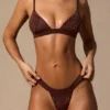Top bikini Sable Bralette w kolorze espresso brown Top bikini Sable Bralette w kolorze espresso brown