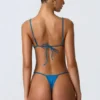 Top bikini w kształcie trójkąta z ozdobnymi łańcuszkami South Beach w kolorze ocean blue Top bikini w kształcie trójkąta z ozdobnymi łańcuszkami South Beach w kolorze ocean blue