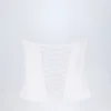 Top gorsetowy Araminta z wiązaniem w kolorze białym Top gorsetowy Araminta z wiązaniem w kolorze białym