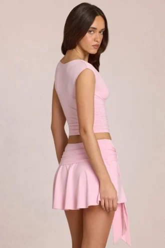Top Nalia z modalu w kolorze Blossom Pink Top Nalia z modalu w kolorze Blossom Pink