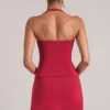 Top Vita Longline Halterneck w kolorze wiśniowym Top Vita Longline Halterneck w kolorze wiśniowym