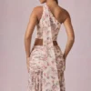 Top z jednym ramiączkiem i detalem w postaci szalika Rae w kwiatowy wzór Primrose Top z jednym ramiączkiem i detalem w postaci szalika Rae w kwiatowy wzór Primrose