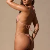 Trójkątny top bikini Elaria w wzór paisley Trójkątny top bikini Elaria w wzór paisley