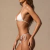 Trójkątny top bikini Lilou w kolorze białym Trójkątny top bikini Lilou w kolorze białym