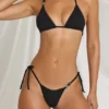 Trójkątny top bikini Zayana w kolorze czarnym Trójkątny top bikini Zayana w kolorze czarnym