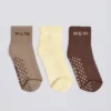 Zestaw skarpet do pilatesu w kolorze Mocha Multi